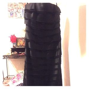 White House Black Market strapless dress sz 2